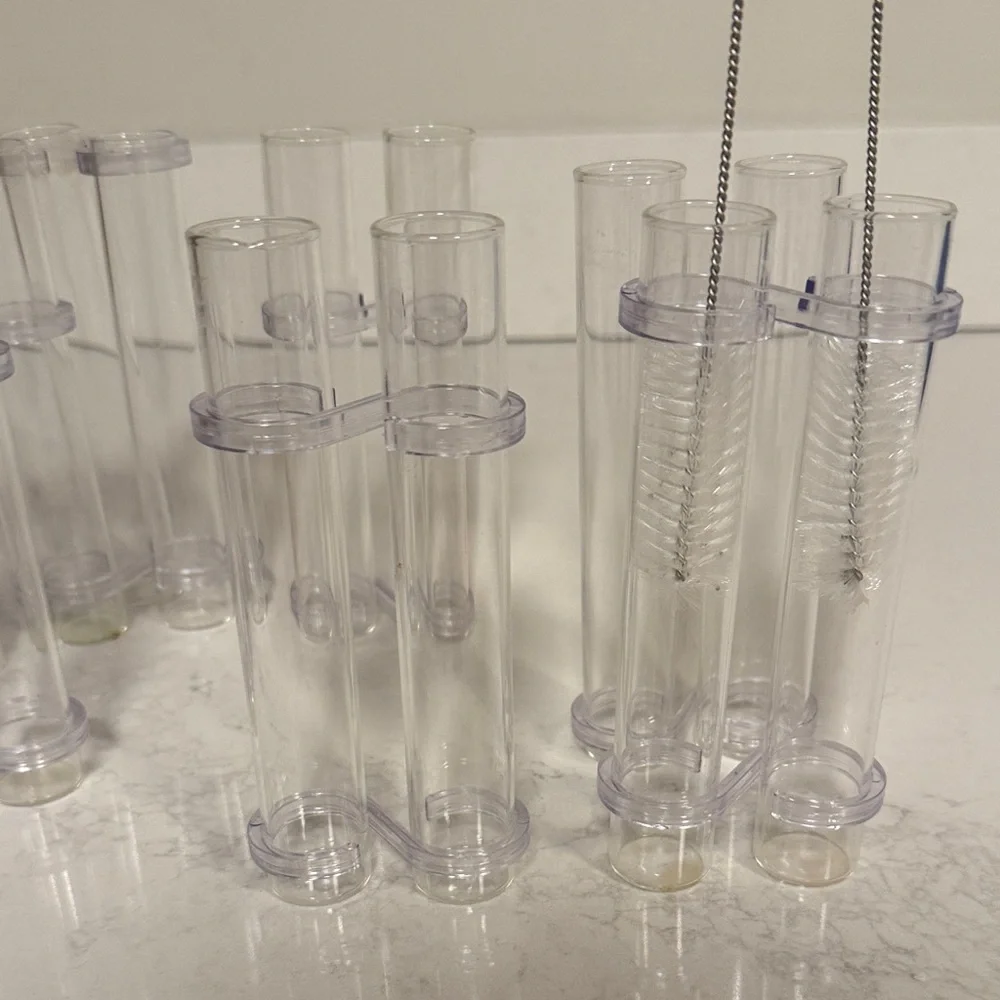 Clear Glass Test Tube Set for Parties